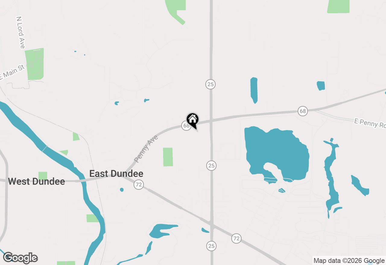 Map of 639 Braeburn Road, East Dundee, IL 60118