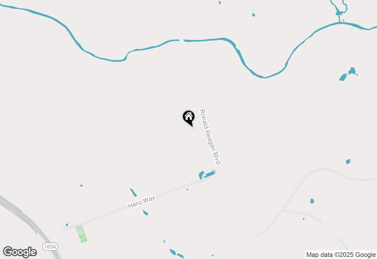 Map of 1508 Treasure Map Vw, Leander, TX 78641