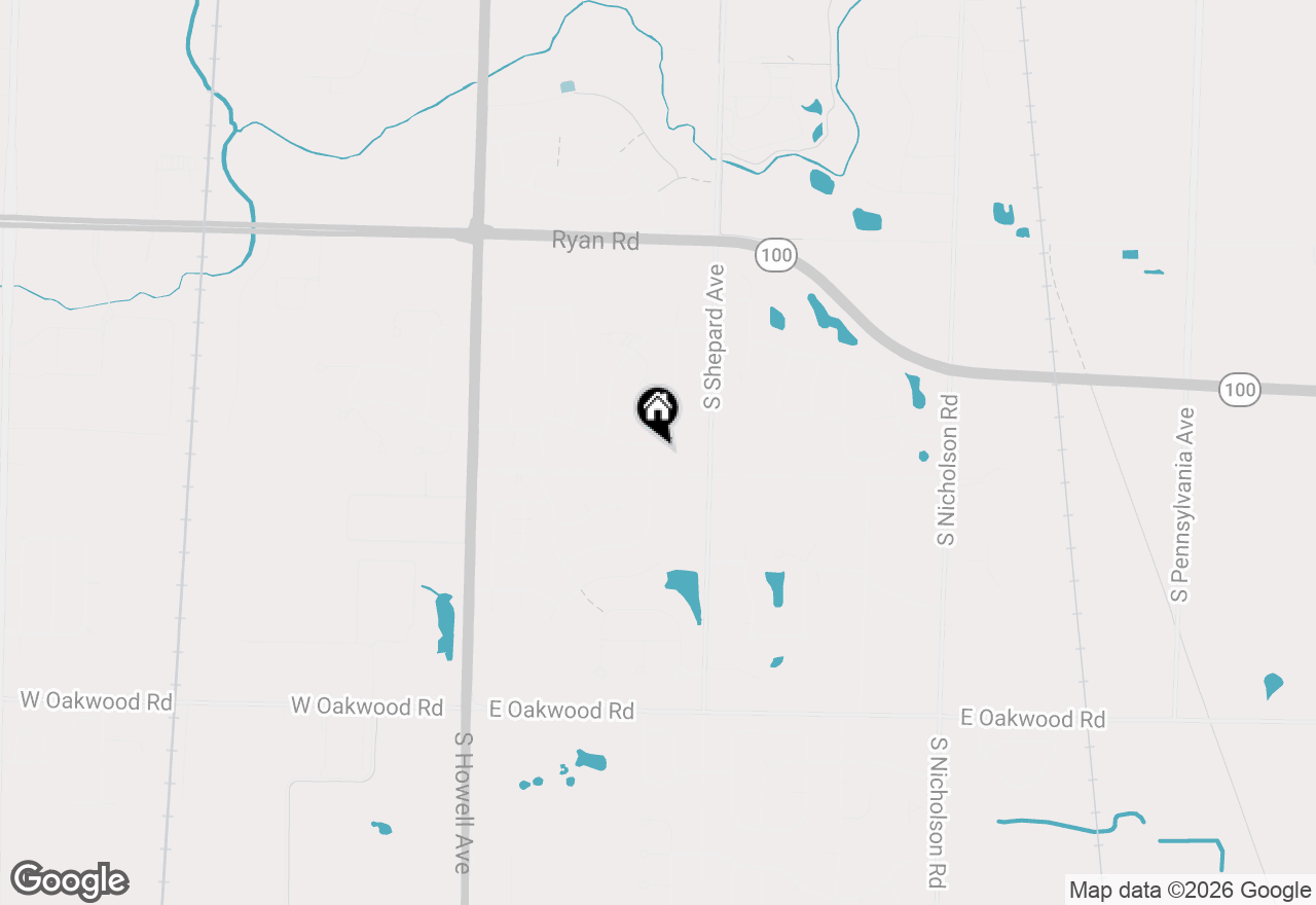 Map of 545 E Estates Pl, Oak Creek, WI 53154