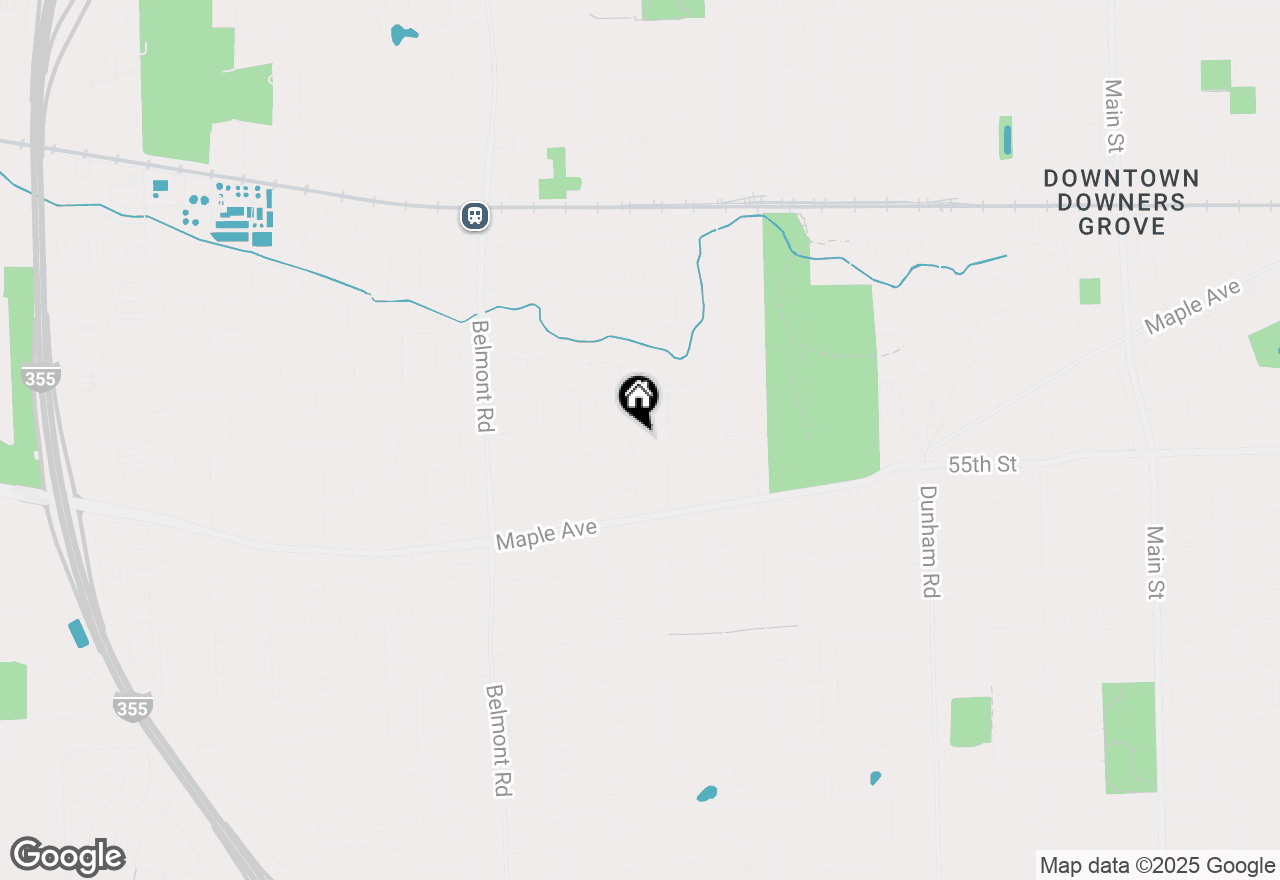 Map of 5441 Bending Oaks Place, Downers Grove, IL 60515