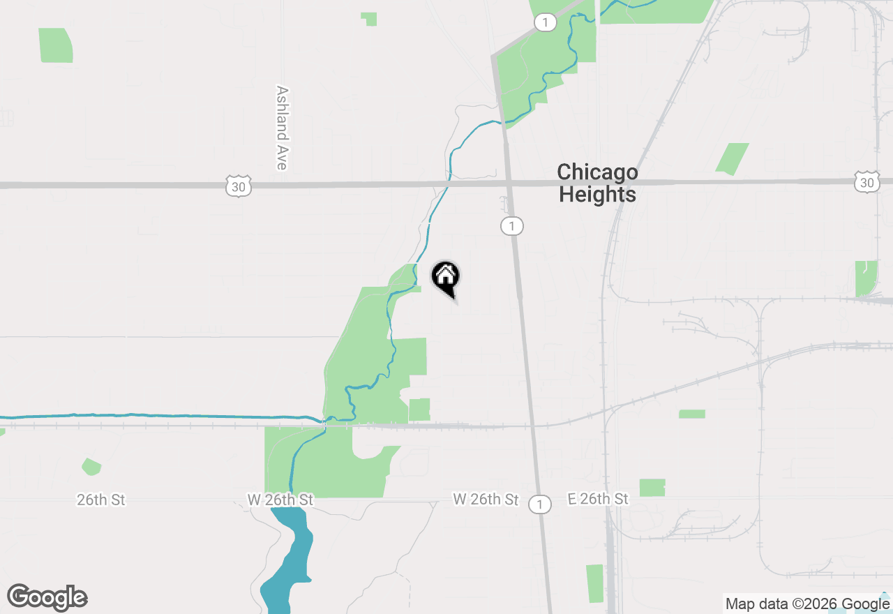 Map of 1657 Euclid Avenue, Chicago Heights, IL 60411
