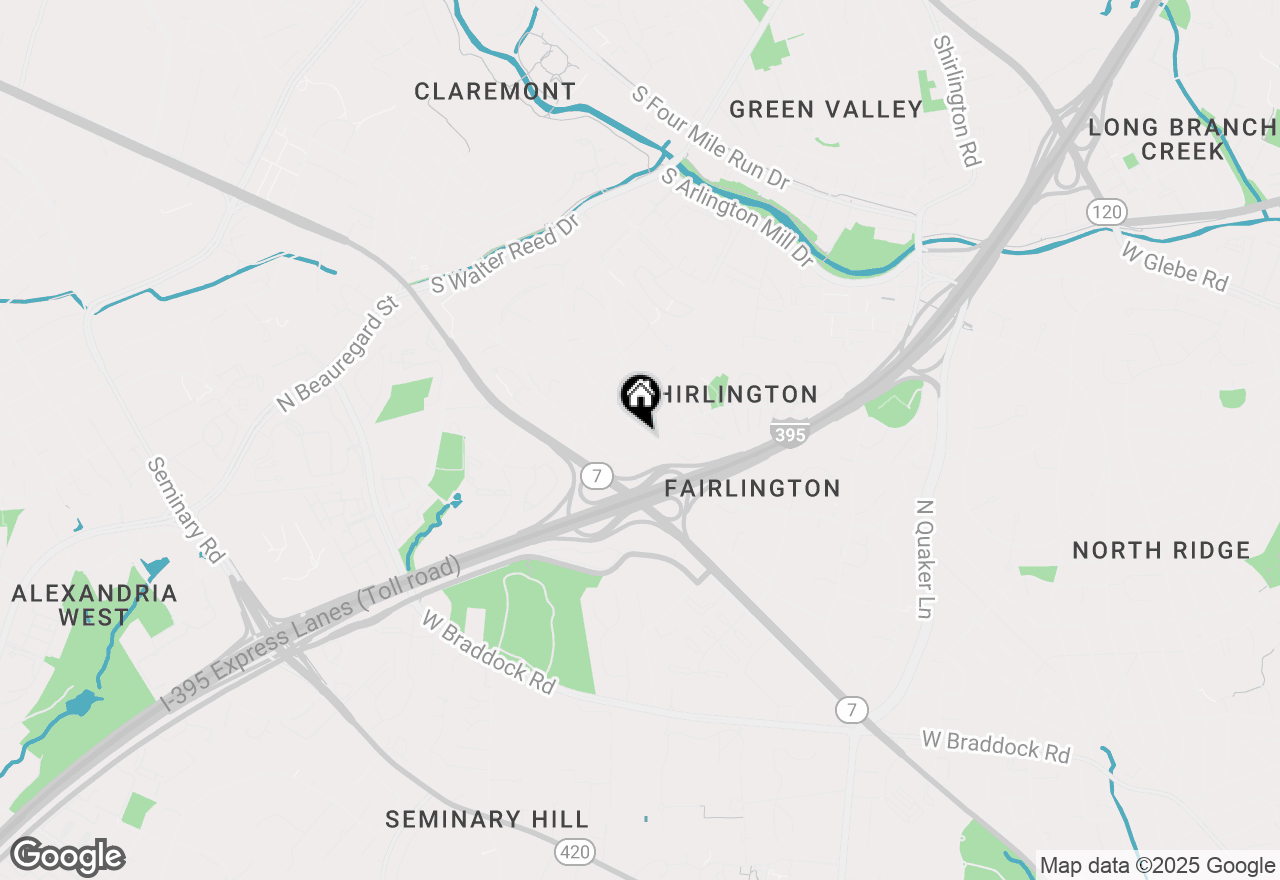 Map of 3062 S Buchanan Street #B2, Arlington, VA 22206