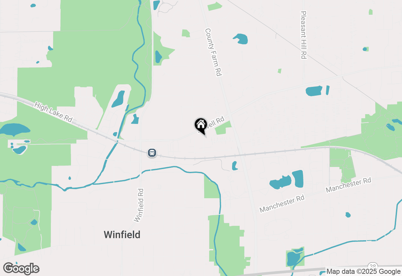 Map of 0S608 East Street, Winfield, IL 60190