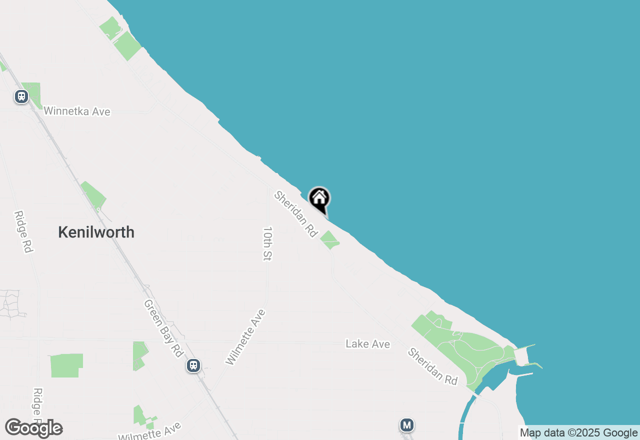 Map of 1420 Sheridan Road #1H, Wilmette, IL 60091