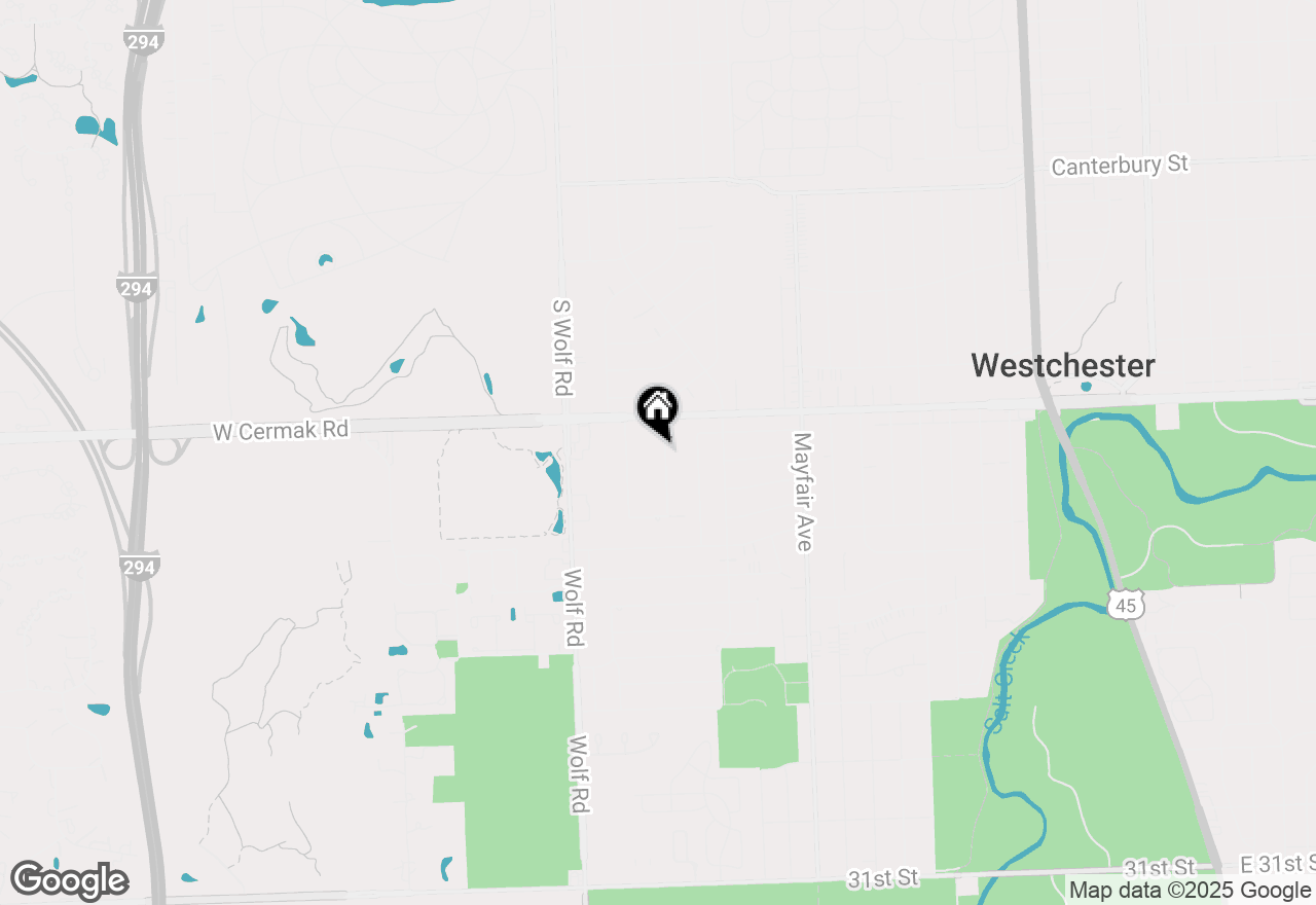 Map of 2228 High Ridge Parkway, Hillside, IL 60162