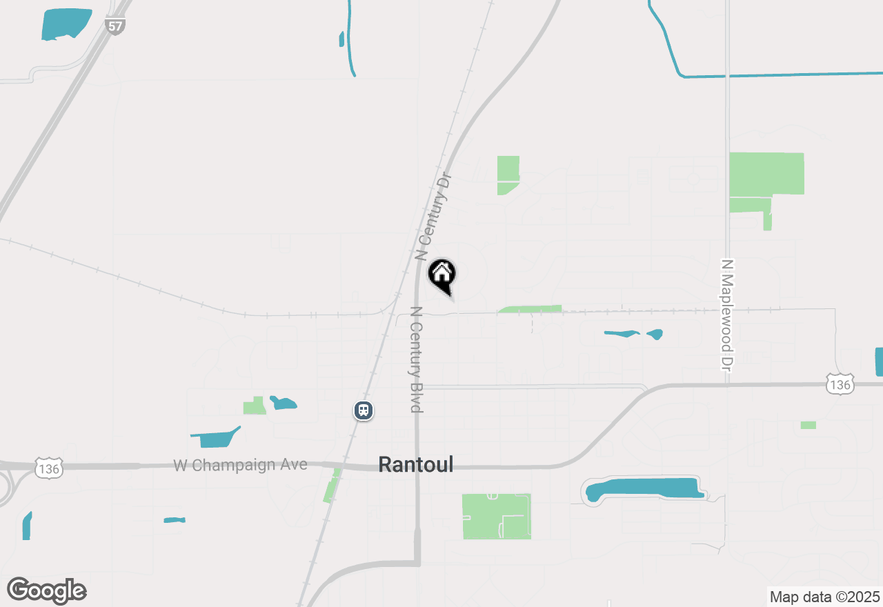 Map of 306/308 Eden Park Drive, Rantoul, IL 61866