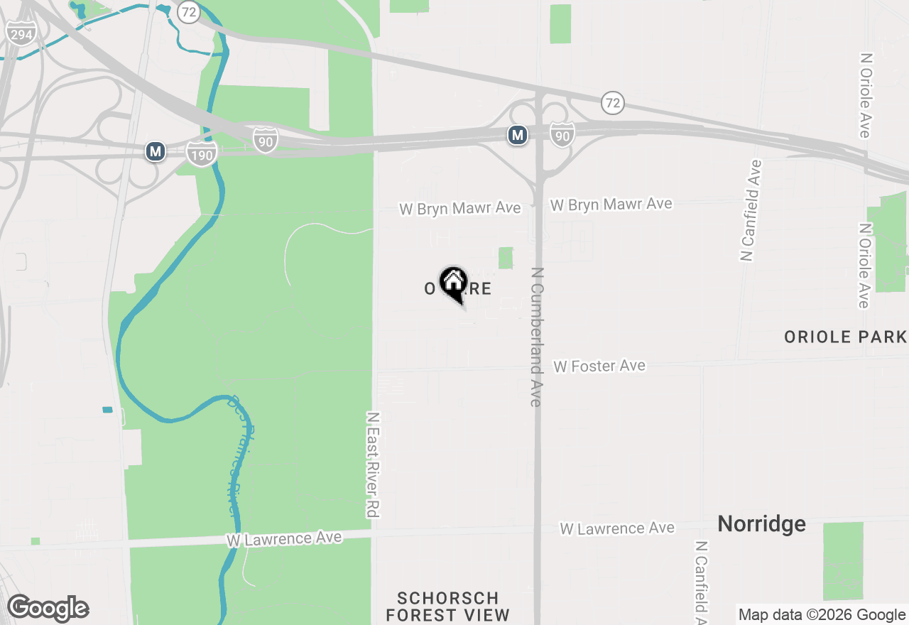 Map of 8600 W Summerdale Avenue #1S, Chicago, IL 60656