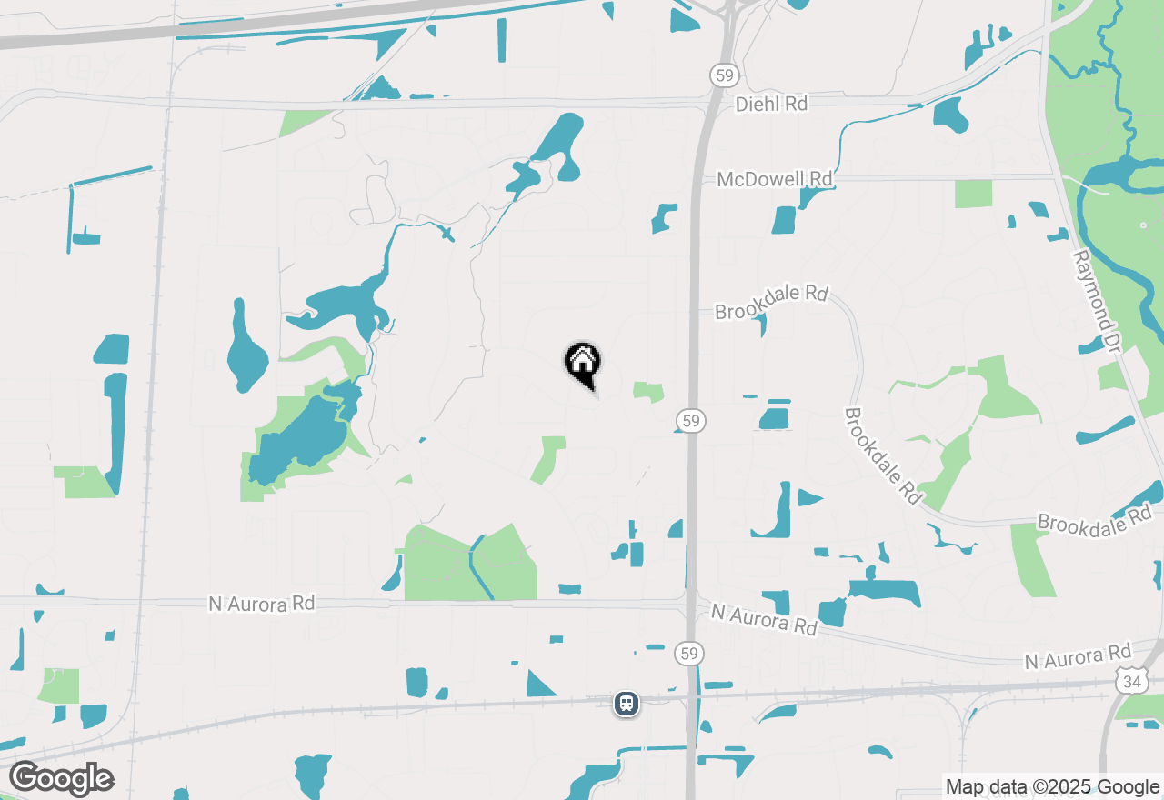 Map of 30W214 Briar Lane, Naperville, IL 60563