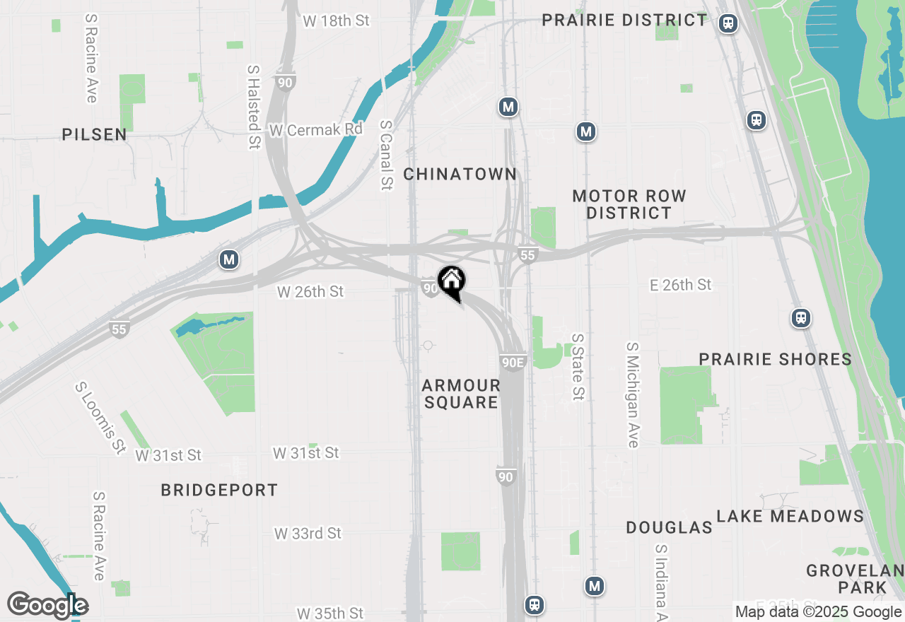 Map of 2632 S Princeton Avenue #2FL, Chicago, IL 60616