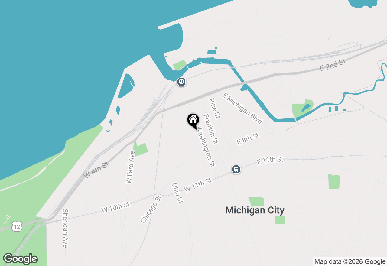 Map of 219 W 6th Street, Michigan City, IN 46360
