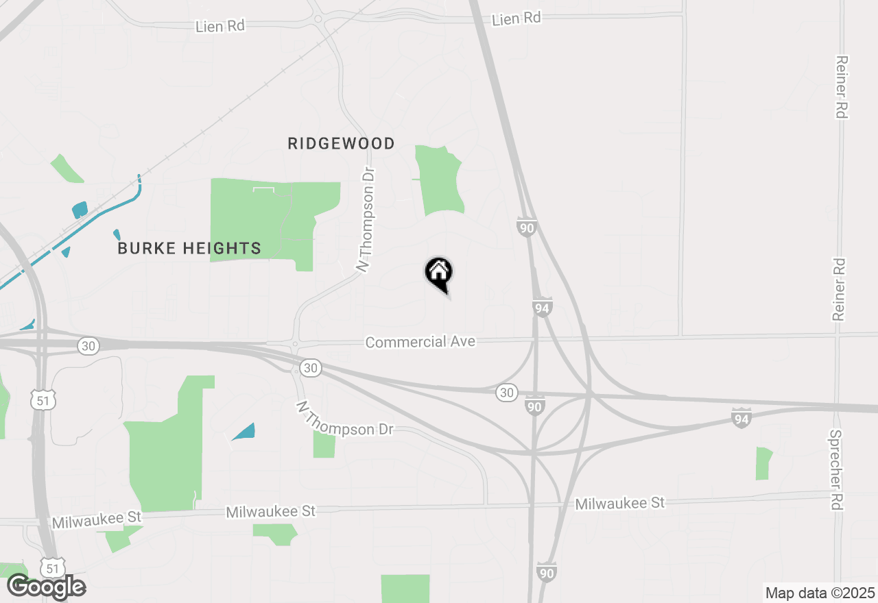 Map of 722 Eagle Crest Drive, Madison, WI 53704