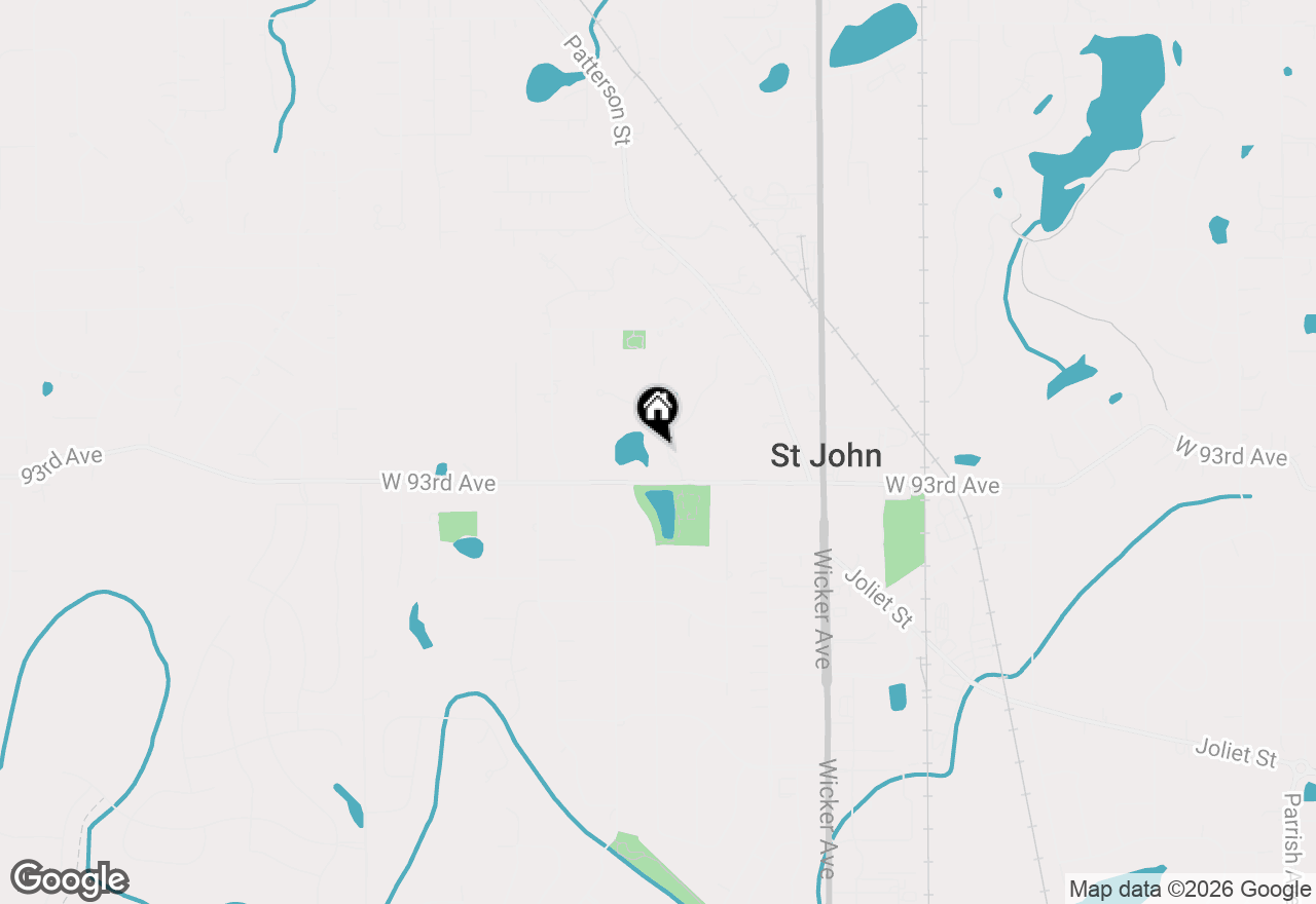 Map of 9260 Continental Way, St. John, IN 46373