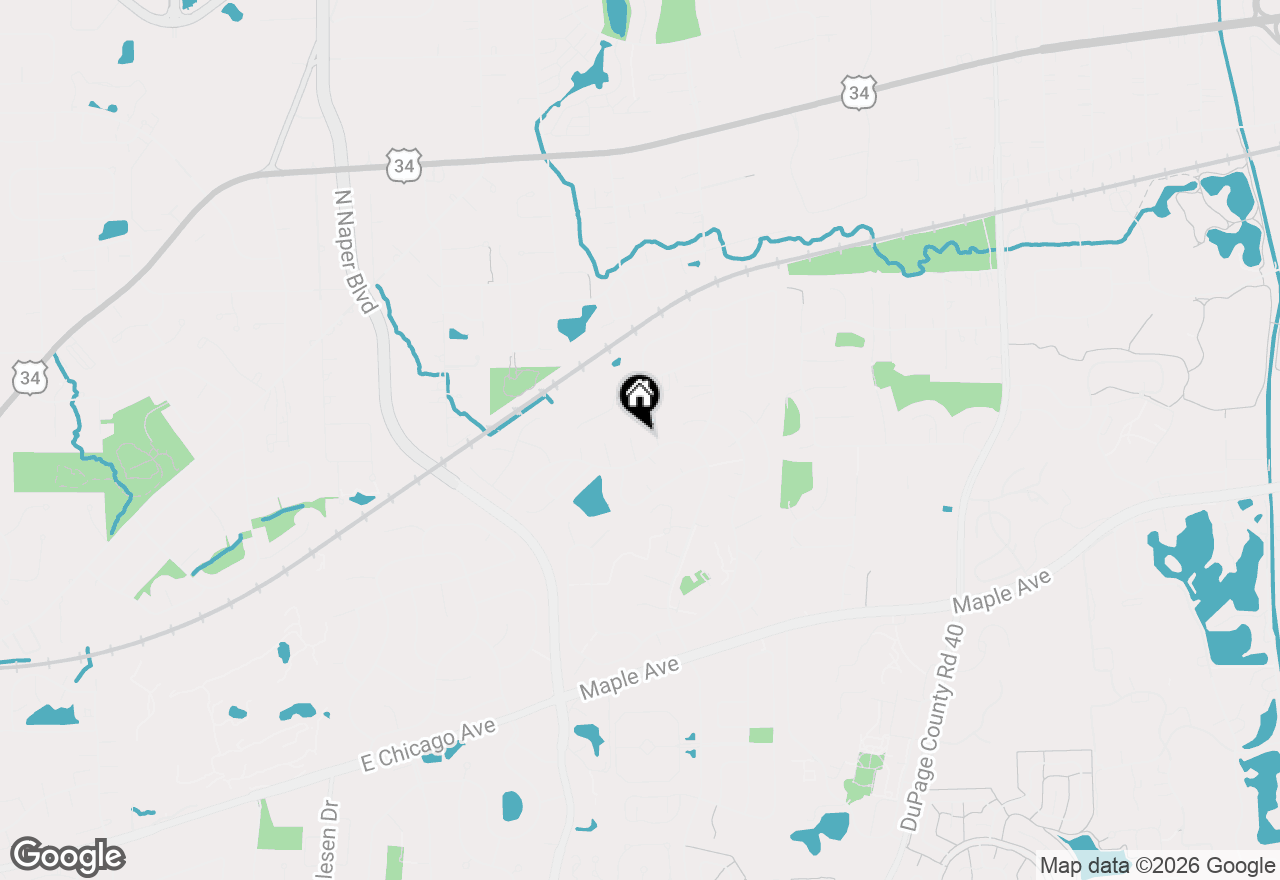 Map of 5S671 Buttonwood Court, Naperville, IL 60540