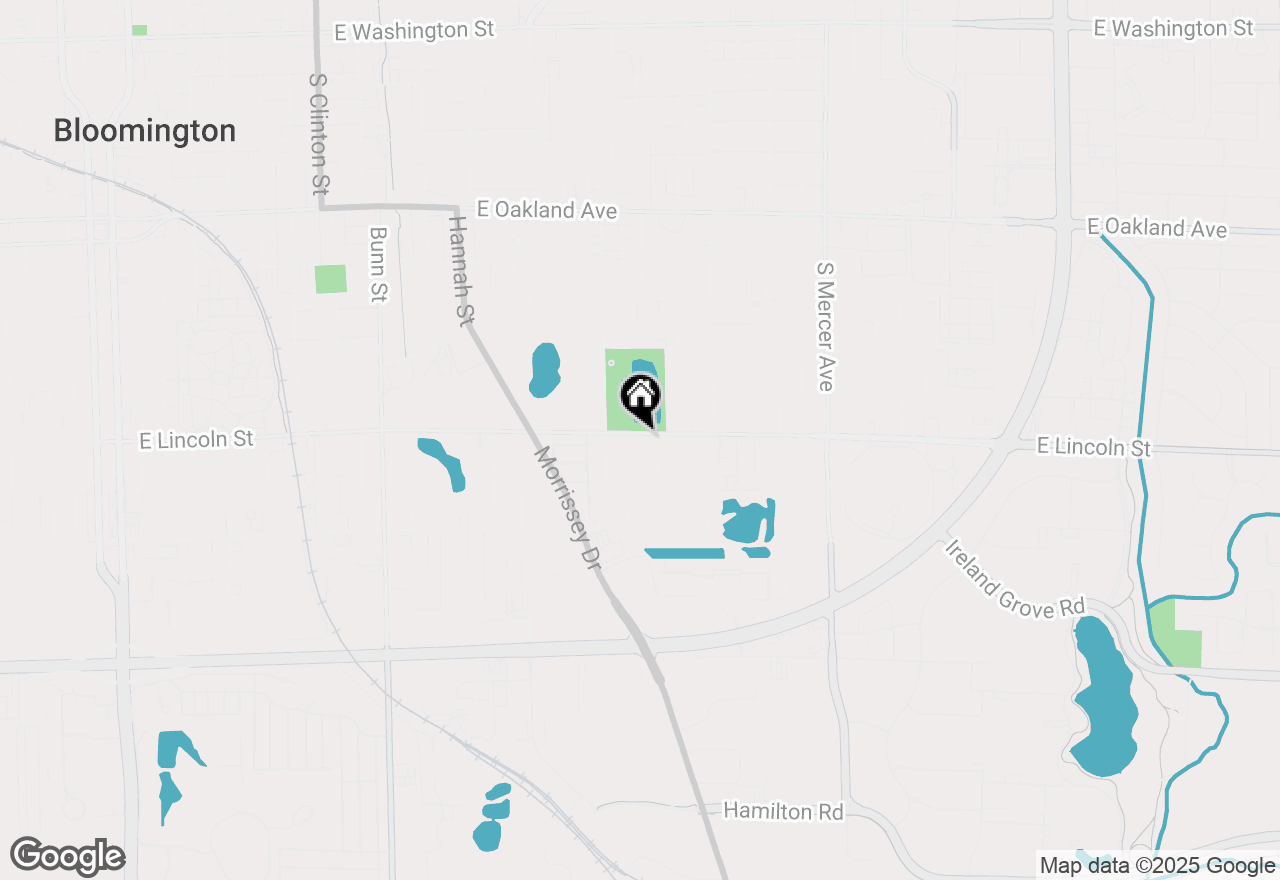 Map of 1811 E Lincoln Street, Bloomington, IL 61701