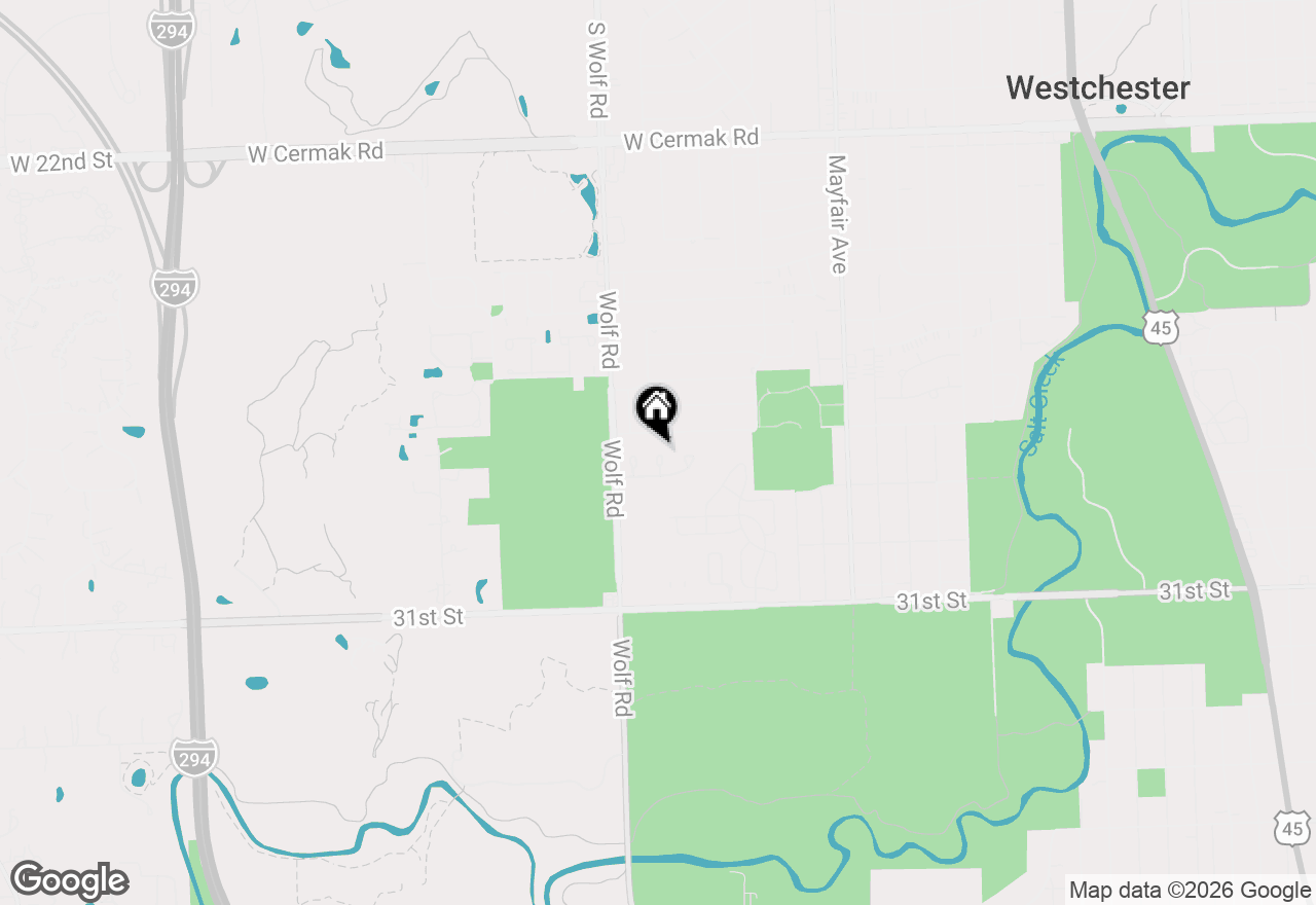 Map of 28 Queens Court #28, Westchester, IL 60154