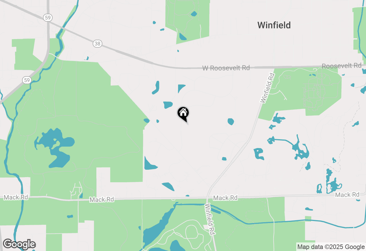 Map of 1s341 Cantigny Drive, Winfield, IL 60190