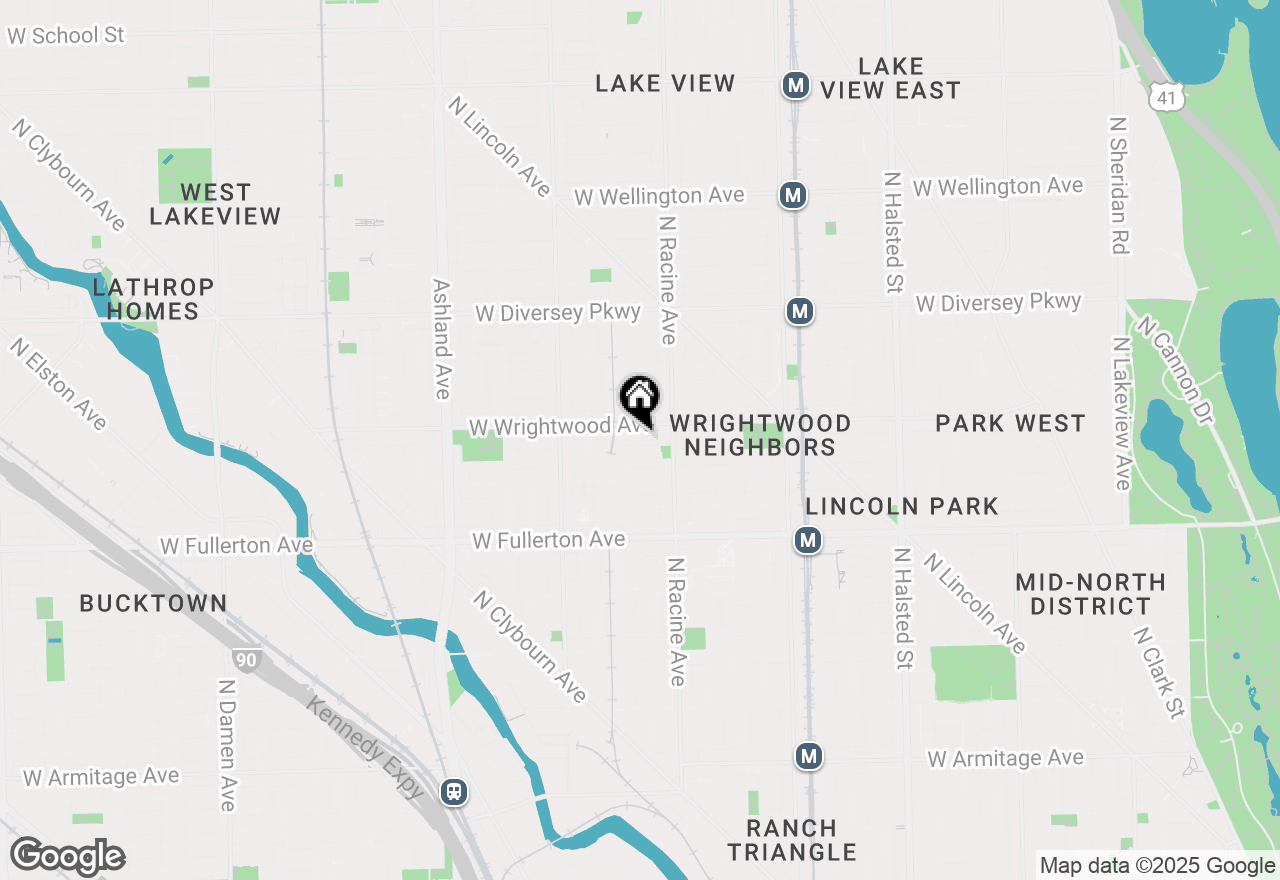 Map of 1236 W Draper Street, Chicago, IL 60614