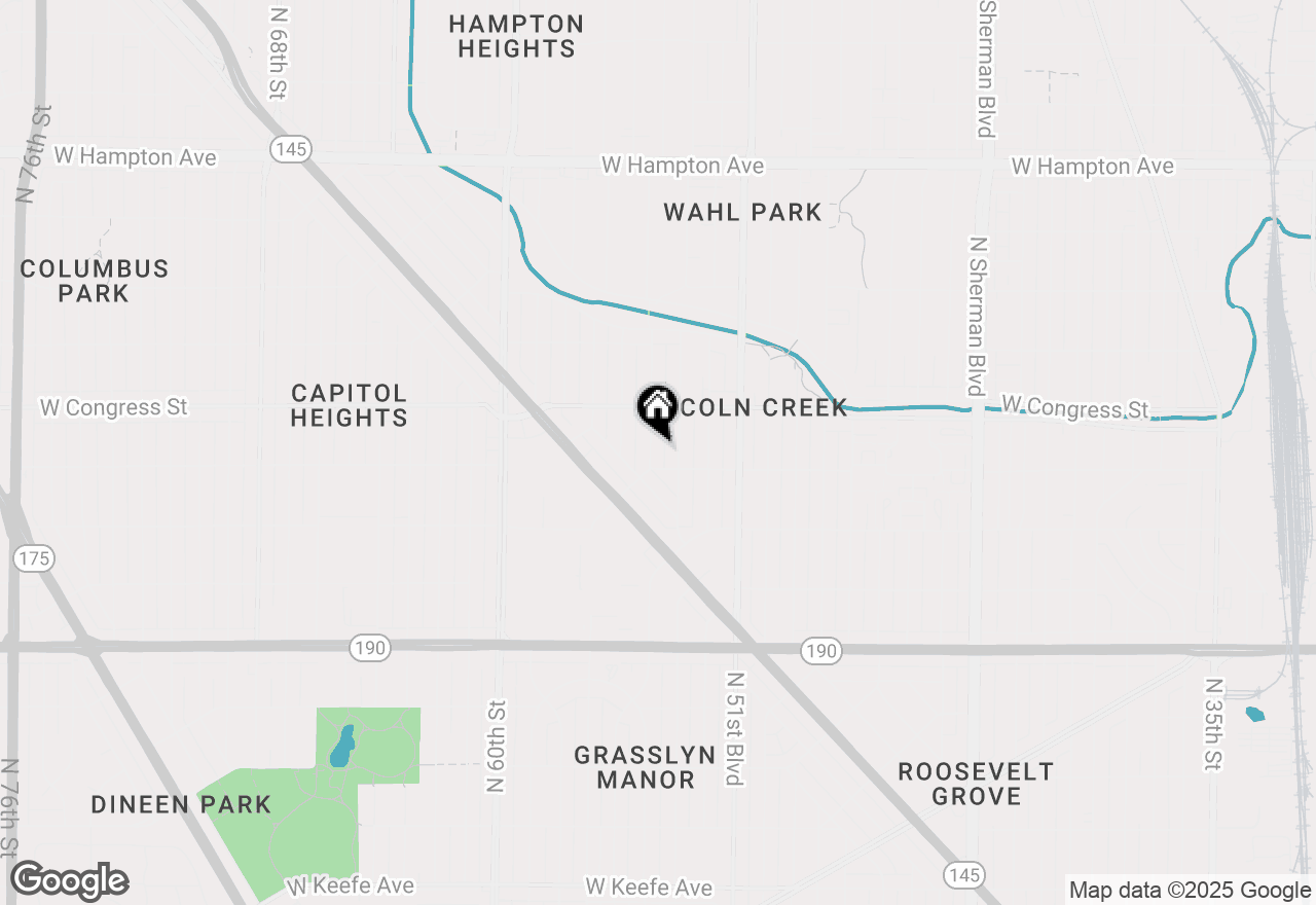 Map of 4322 N 54th St, Milwaukee, WI 53216