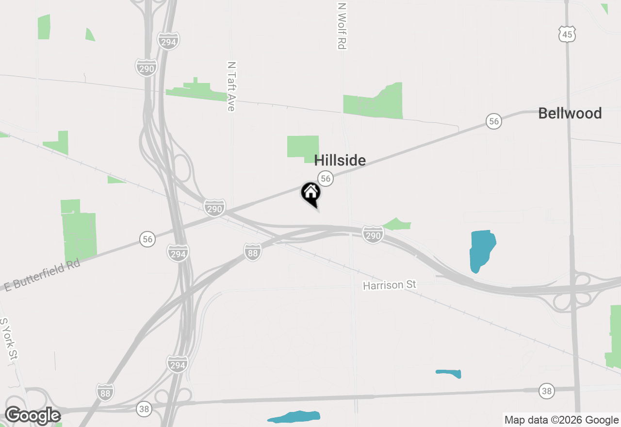 Map of 239 N Lind Avenue, Hillside, IL 60162