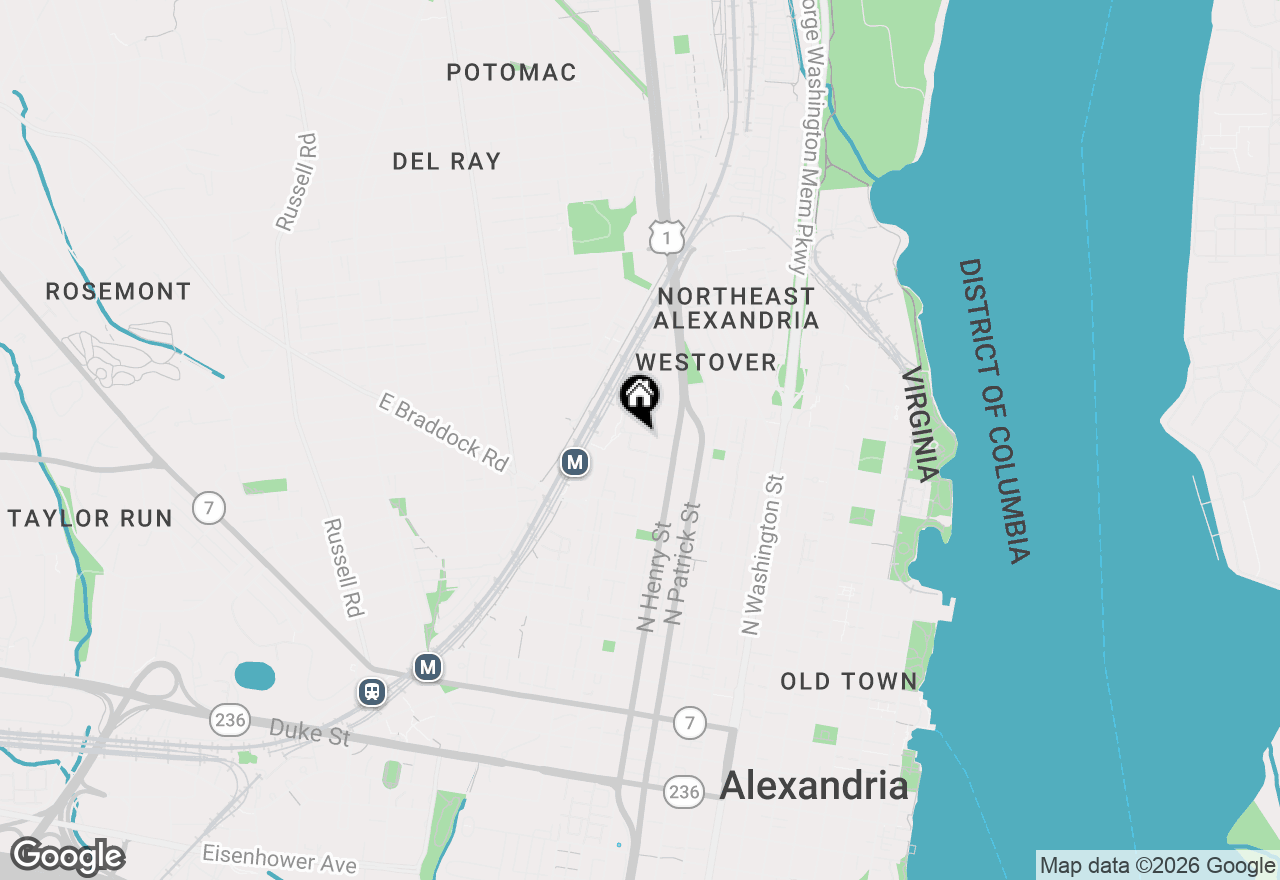 Map of 1200 Braddock Place #512, Alexandria, VA 22314