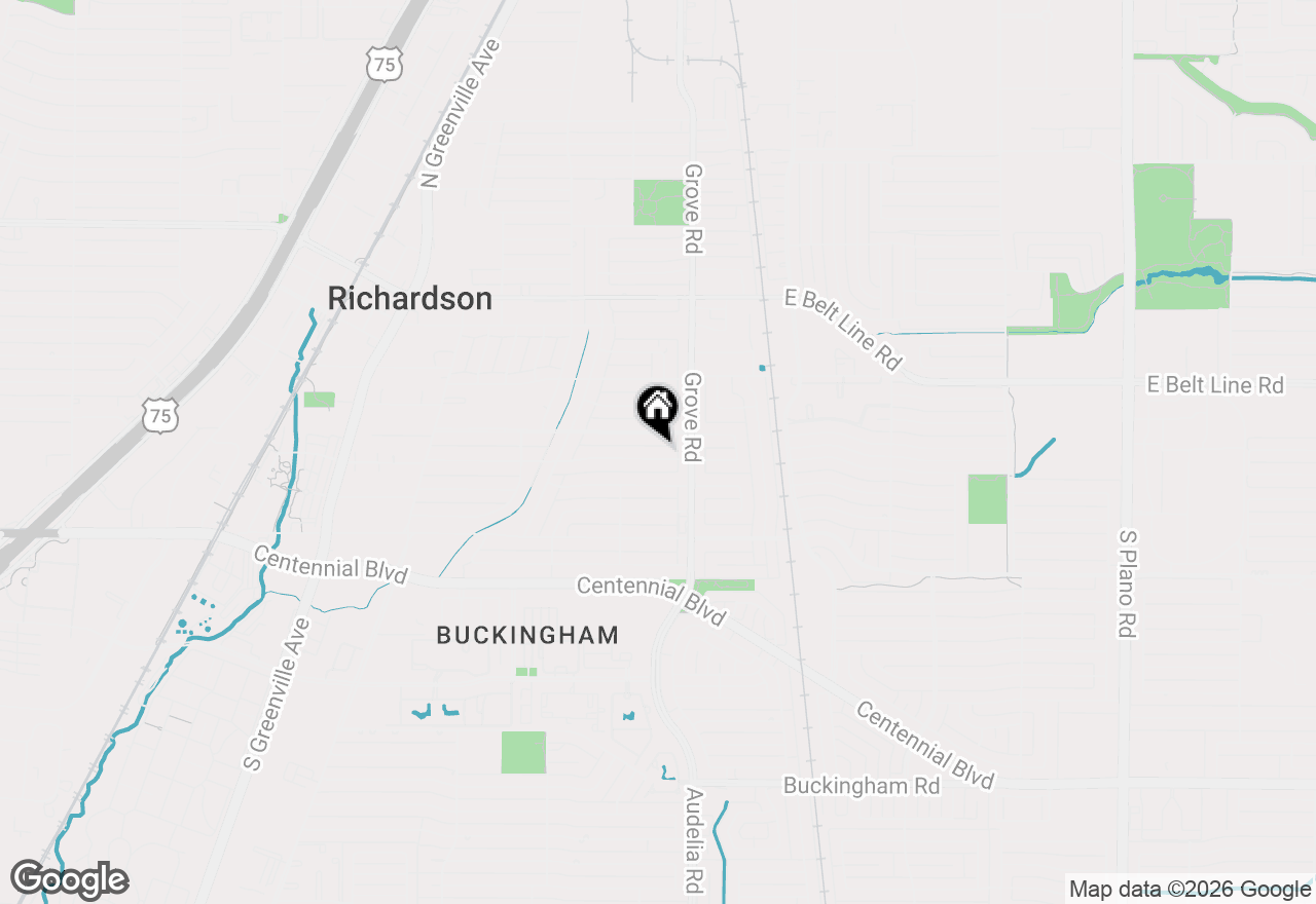 Map of 533 Pittman Street, Richardson, TX 75081