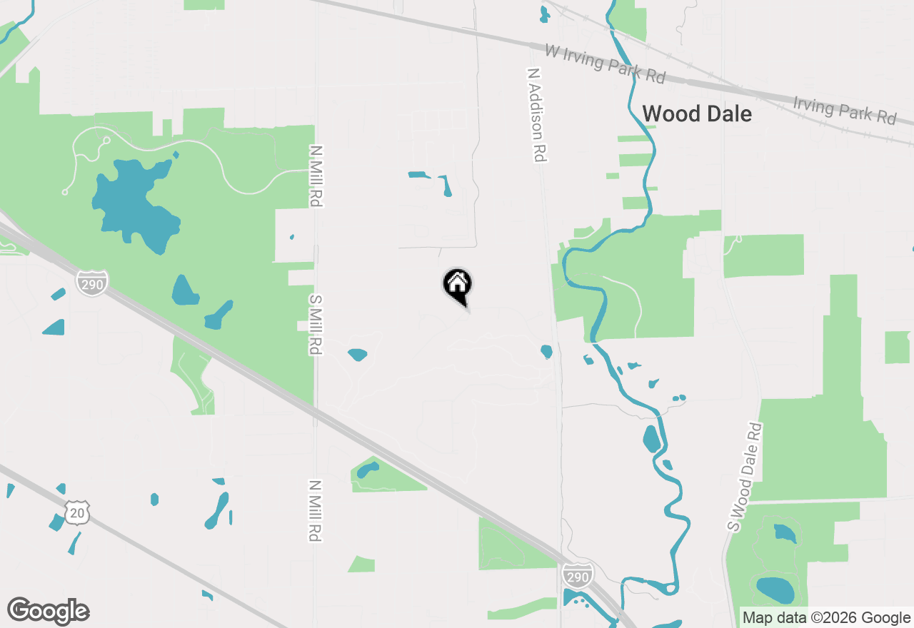 Map of 493 Elizabeth Drive #36-A-L, Wood Dale, IL 60191