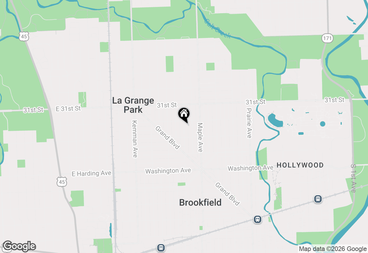 Map of 3233 Madison Avenue, Brookfield, IL 60513