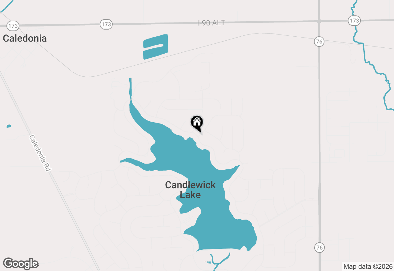 Map of 203 Ne Candlewick Drive, Poplar Grove, IL 61065