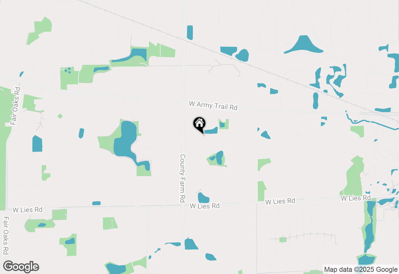 Map of 1283 Trinity Drive, Carol Stream, IL 60188