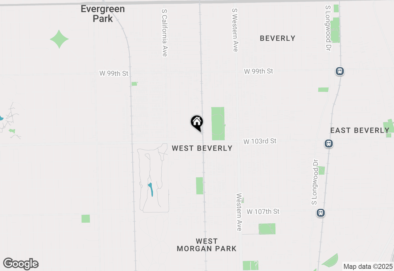 Map of 2615 W 102nd Place, Chicago, IL 60655