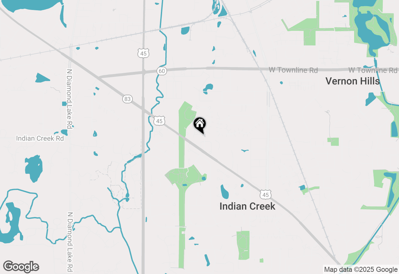 Map of 875 Ann Arbor Lane #875, Vernon Hills, IL 60061