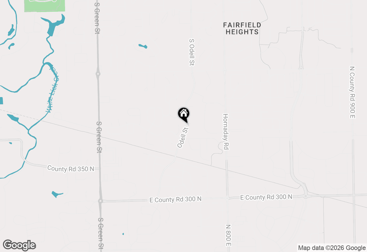 Map of 1964 Odell Street, Brownsburg, IN 46112