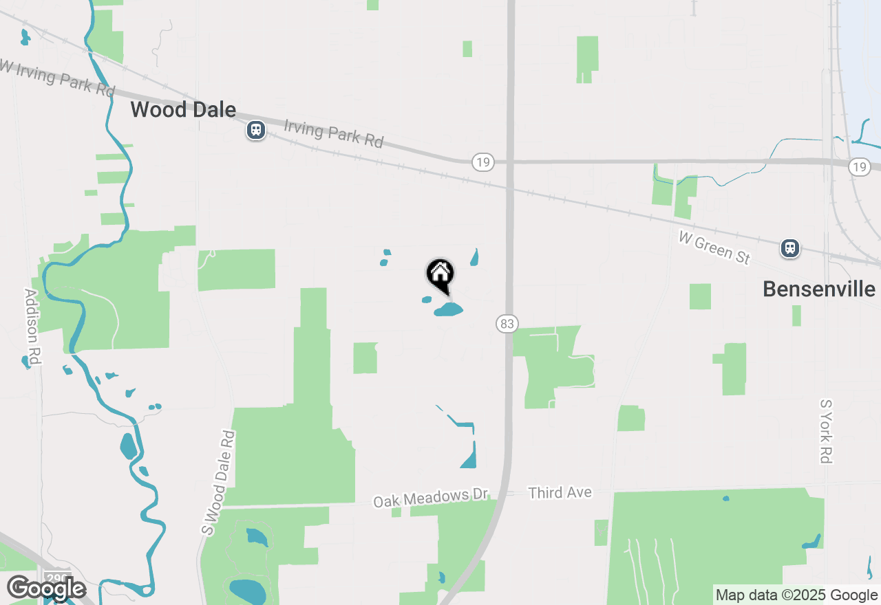 Map of 436 Knollwood Drive, Wood Dale, IL 60191