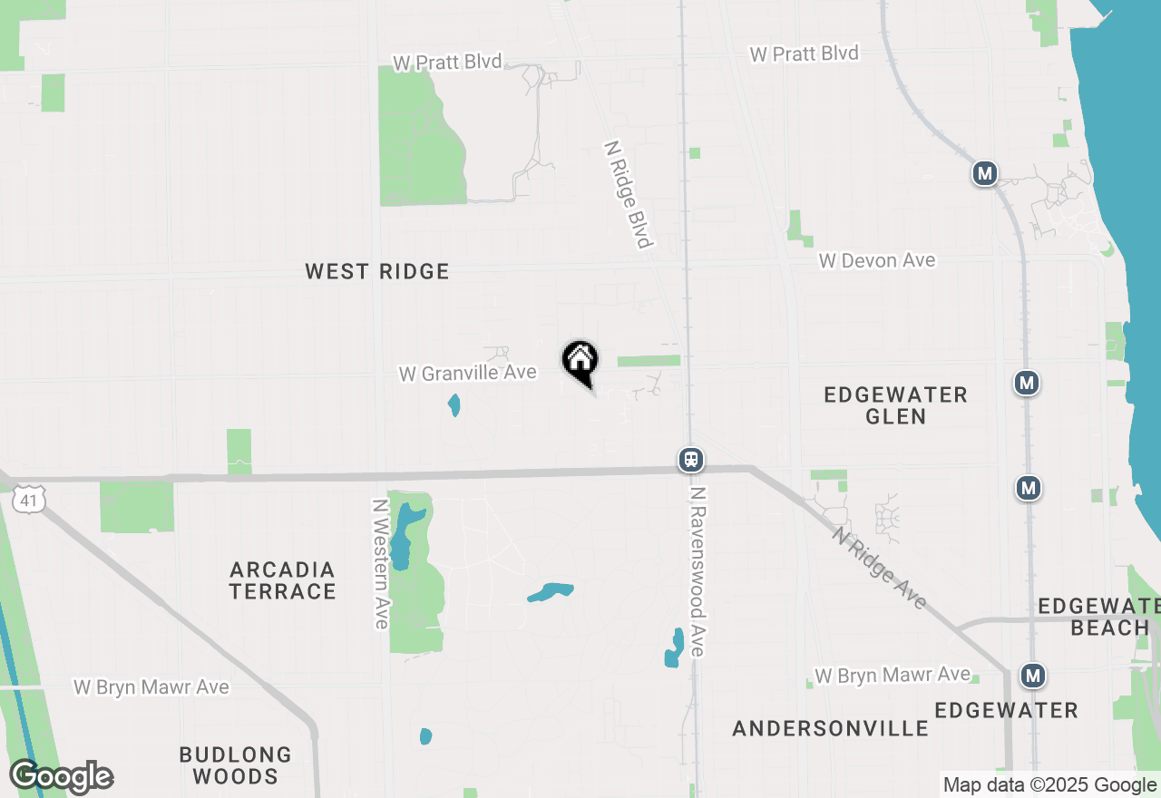 Map of 6144 N Damen Avenue #GG, Chicago, IL 60659