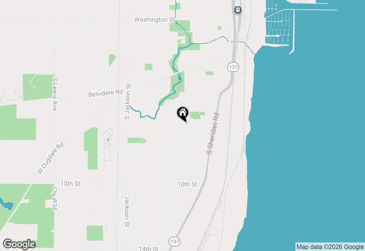 Map of 644 S Mcalister Avenue, Waukegan, IL 60085