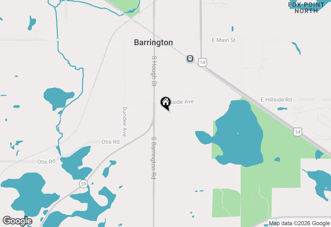 Map of 739 S Cook Street, Barrington, IL 60010