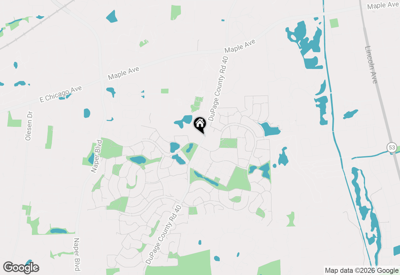 Map of 2226 Abbeywood Drive #F, Lisle, IL 60532