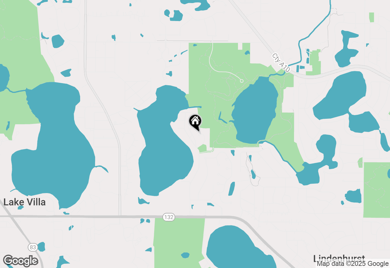 Map of 437 Woodland Trail, Lindenhurst, IL 60046