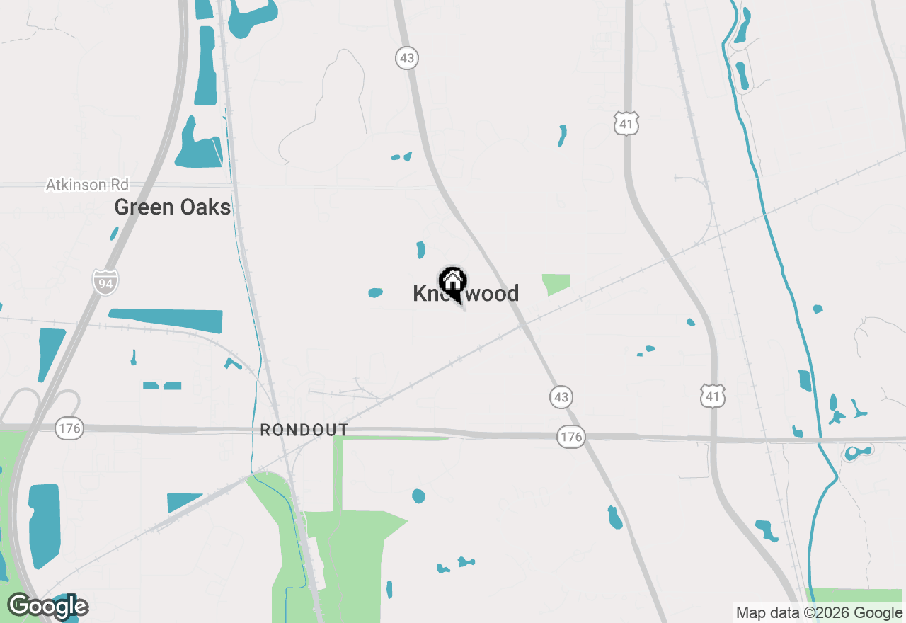 Map of 1107 Quassey Avenue, Lake Bluff, IL 60044