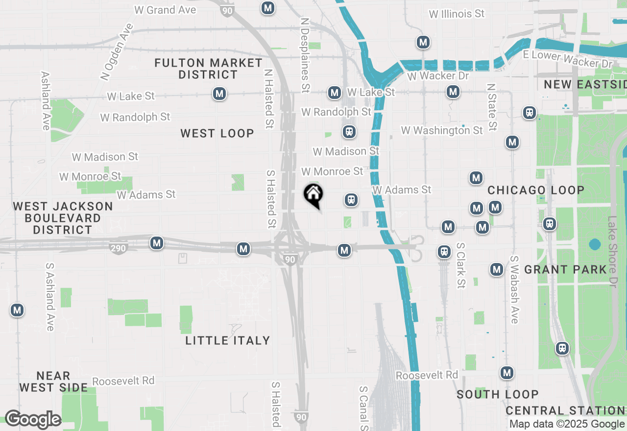 Map of 625 W Jackson Boulevard #602, Chicago, IL 60661