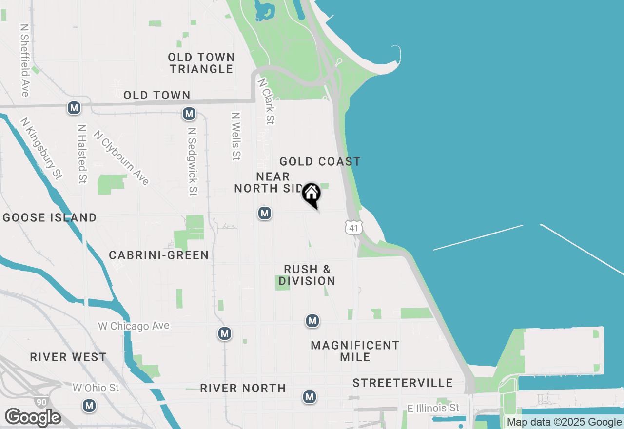 Map of 17 E Division Street #3E, Chicago, IL 60610