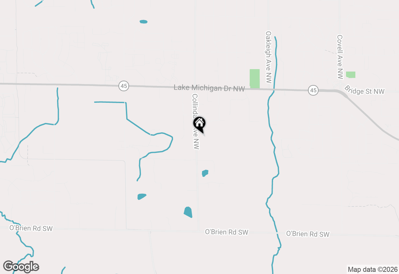 Map of 128 Collindale Avenue Nw, Grand Rapids, MI 49504