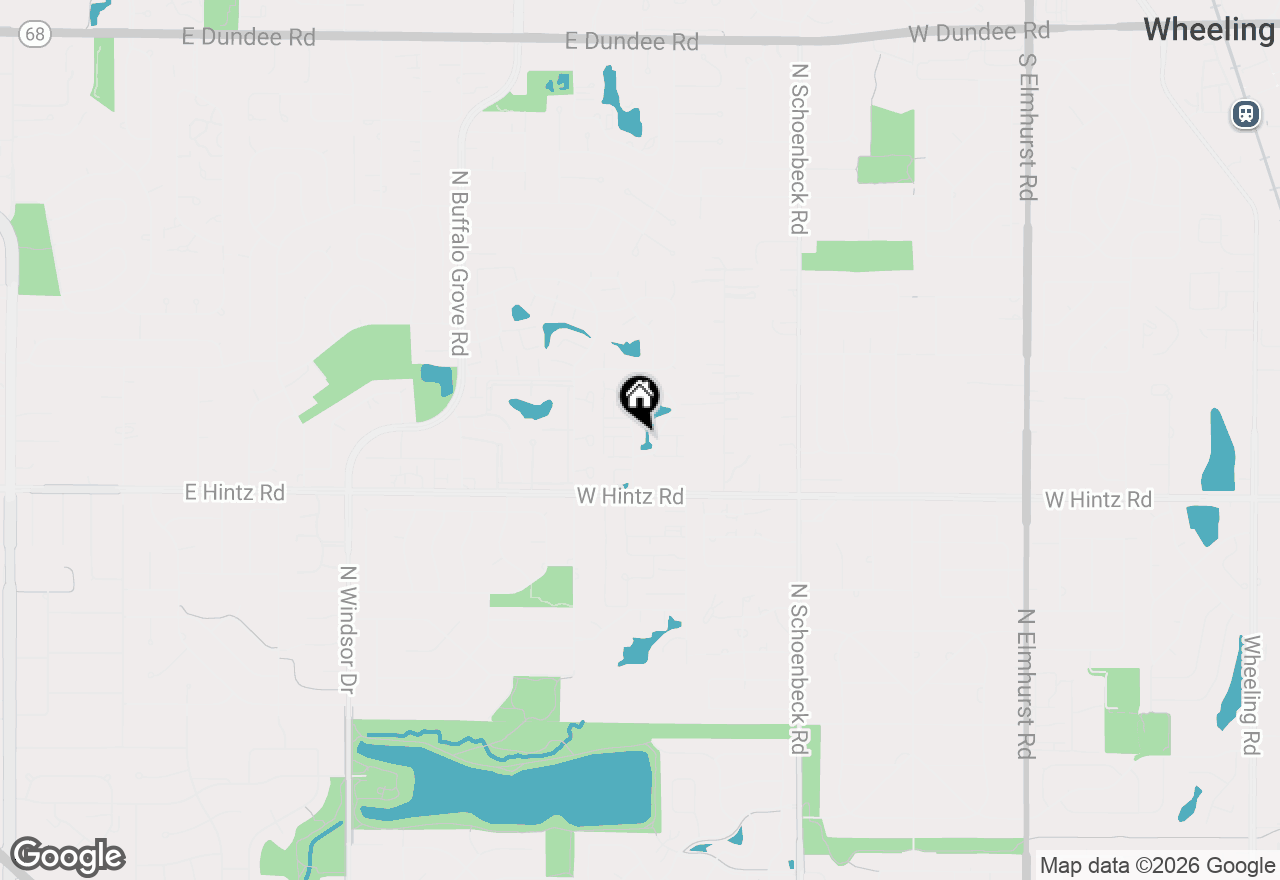 Map of 705 Lakeside Cir Drive, Wheeling, IL 60090