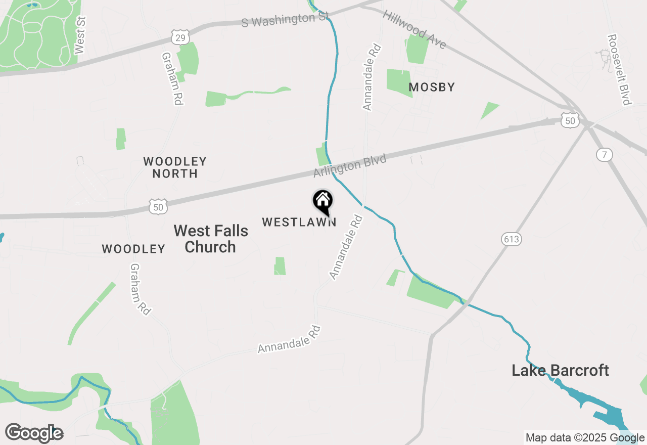 Map of 6728 Barrett Road, Falls Church, VA 22042