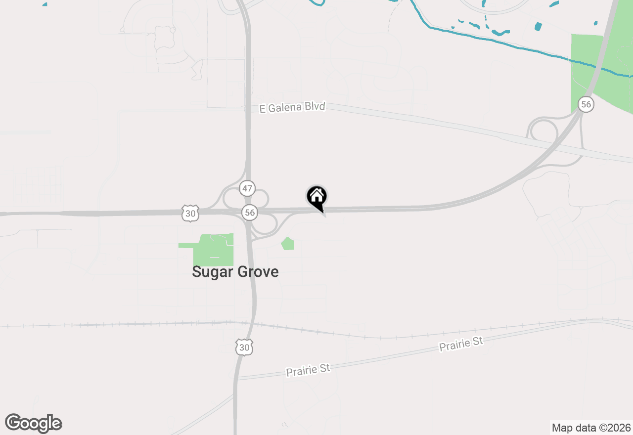 Map of 120 Terry Drive, Sugar Grove, IL 60554