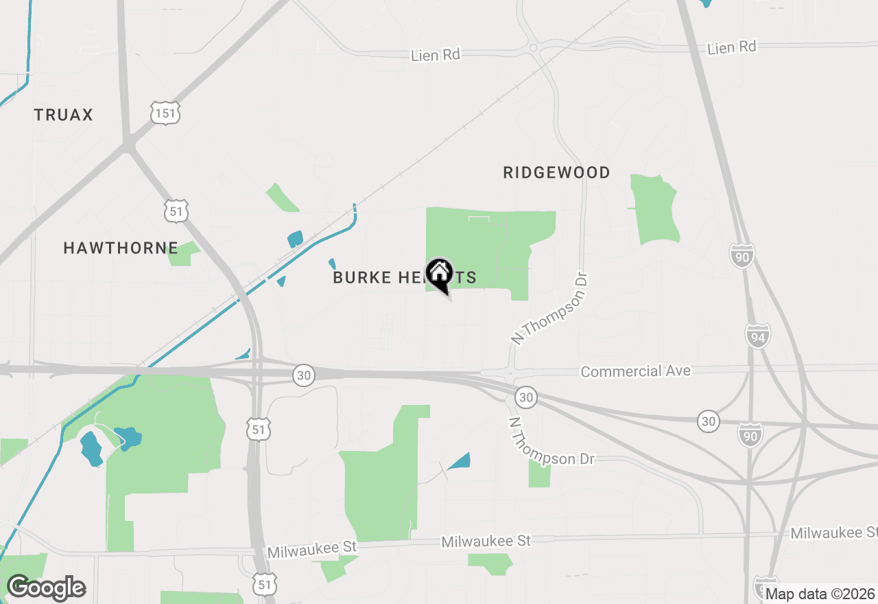Map of 818 Redland Drive, Madison, WI 53714