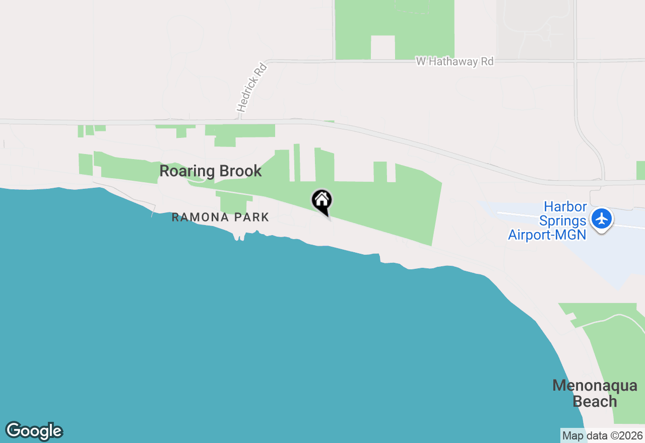 Map of 1057 Beach Road, Harbor Springs, MI 49740
