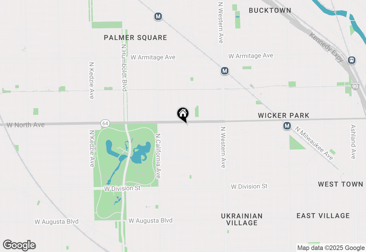 Map of 1554 N Talman Avenue #305, Chicago, IL 60622