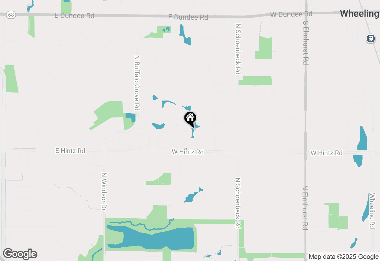 Map of 691 Lakeside Circle Drive, Wheeling, IL 60090