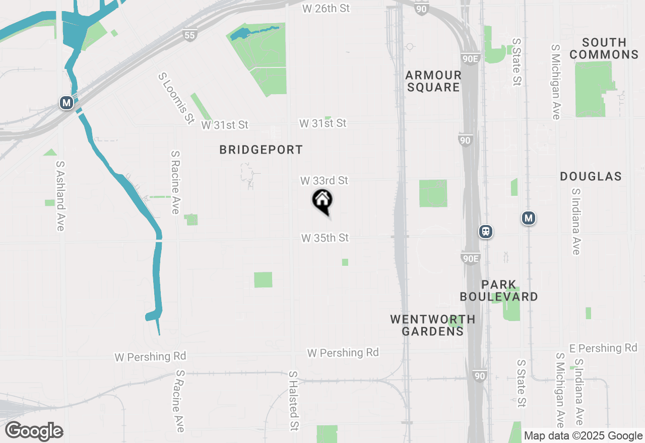 Map of (Address confidential), Chicago, Illinois 60616